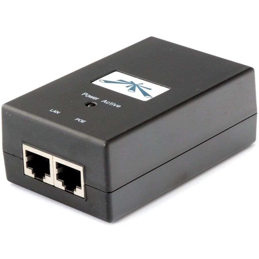 UBIQUITI POE-24-24W-G Passive PoE Adapter EU 24V 1A ESD prot 24W Gigagbit Eth._2