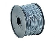 FILAMENT GEMBIRD pt. imprimanta 3d, PLA, 1.75mm diamentru, 1Kg / bobina, aprox. 330m, topire 190-220 grC, silver, 