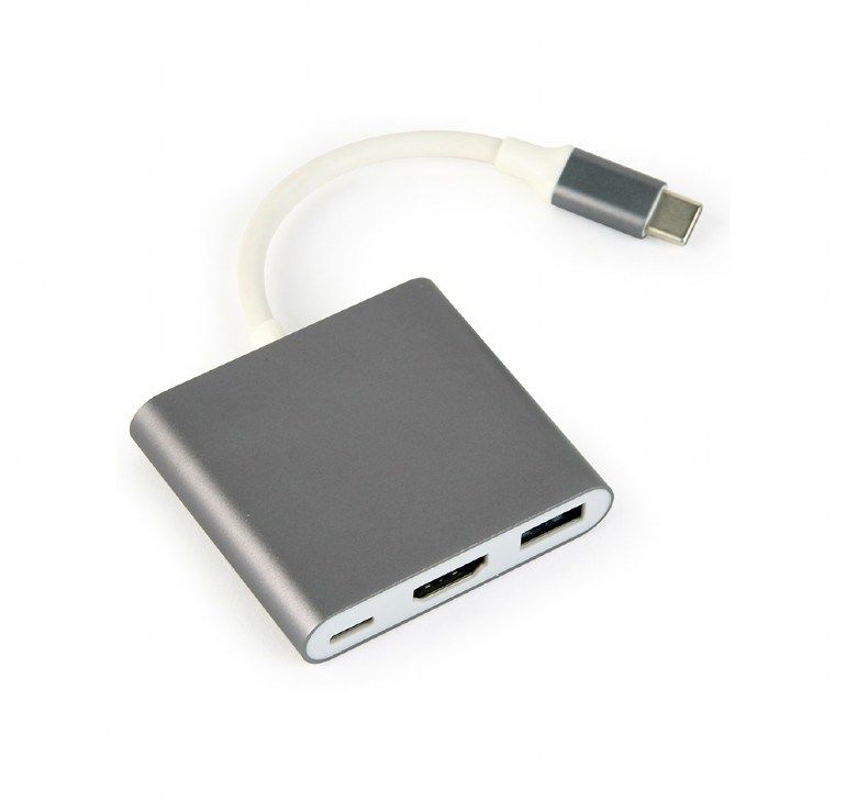 GEMBIRD A-CM-HDMIF-02-SG Gembird adapter USB type-C multi-adapter USB type C USB 3.0 HDMI_3