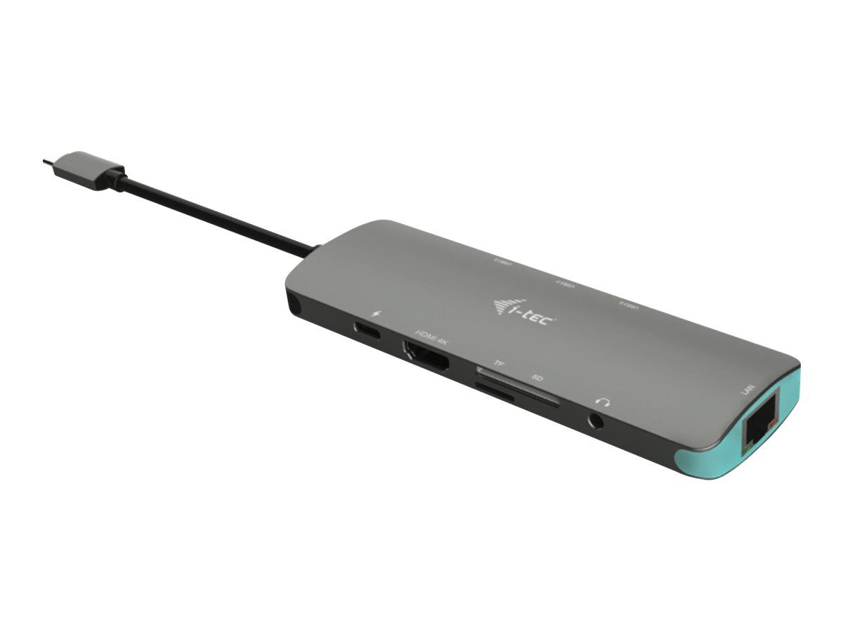 ITEC C31NANODOCKLANPD i-tec USB-C Metal Nano Docking Station 1x HDMI 4K 30Hz 1x LAN 3x USB 3.0 1x PD_3