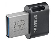 MEMORIE USB SAMSUNG 64 GB, USB 3.1, profil mic, carcasa metalica, negru, 