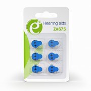 BATERIE GEMBIRD, butoni (ZA675), 1.4V zinc, 6 buc.,  EG-BA-ZA675-01  (include TV 0.042 lei)