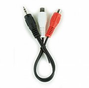 CABLU audio GEMBIRD Splitter stereo (1 x 3.5 mm jack T la 2 x 3.5 mm jack M), 10cm, alb  CCA-415W  (include TV 0.06 lei)