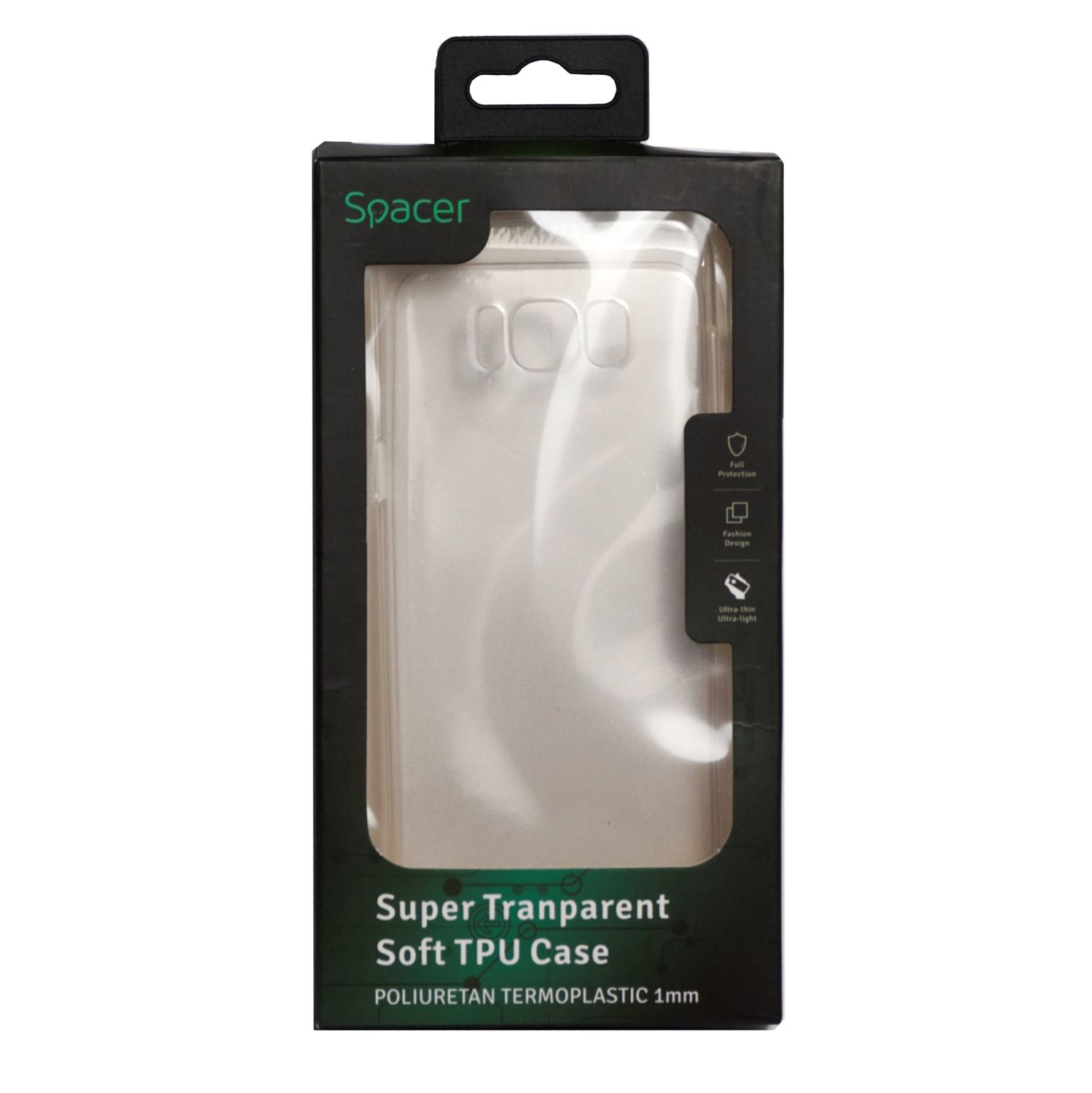 Husa telefon SuperTransparenta Spacer pentru Samsung S8, 
