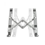 SUPORT de birou LOGILINK pt. notebook, 7 pozitii, suporta dimensiuni 10-16 , pliabil, aluminiu, suport antiderapant, argintiu,  AA0134 