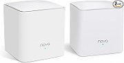 Tenda| MW5c (2 pack) | Router wireless | 802.11ac | AC1200 | Porturi 1 WAN, 1 LAN Gigabit pt fiecare unitate | Antene 2 interne 3dbi| Acoperire max 230mp | Gaming & Streaming | 4k, Cloud managed | Alb_1