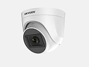 Camera supraveghere Hikvision Turbo HD turret DS-2CE76H0T-ITMF(2.4mm) (C), 5MP, rezolutie: 2560 × 1944, 5M@20fps, 4M@30fps, iluminare: 0.01 Lux@(F1.2, AGC ON), 0 Lux with IR, lentila fixa: 2.4 mm, unghi vizualizare:  horizontal FOV: 110°, vertical FOV: 81°, diagonal FOV:137°, distanta IR: 30metri_1