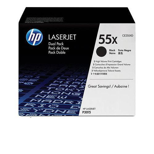 Toner HP LaserJet P3015 Serie CE255XD Black_2