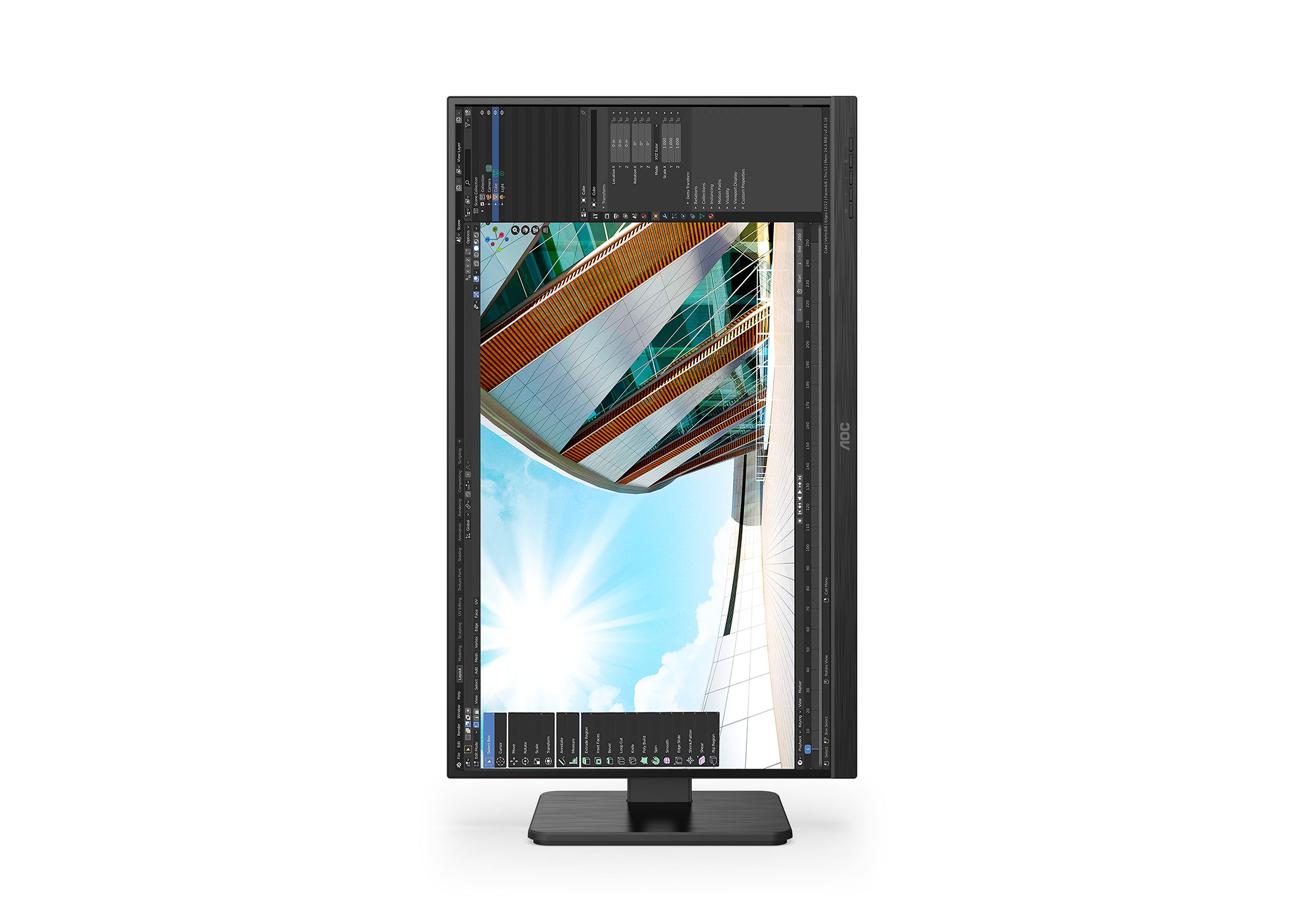 AOC Q24P2Q LED display 60.5 cm (23.8