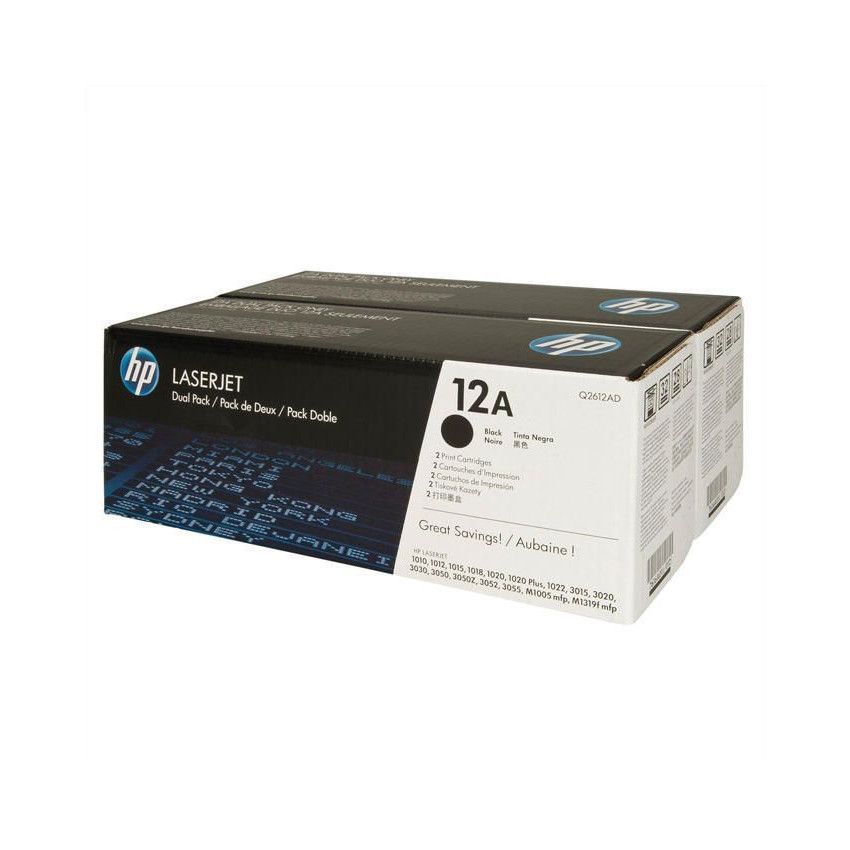 HP 12A 2-pack Black Original LaserJet Toner Cartridges_3