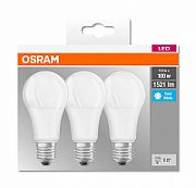 Set 3 becuri Led Osram, E27, 14W, 1521 lumeni, lumina neutra(4000K), durata de viata 10.000 ore, clasa energetica A++