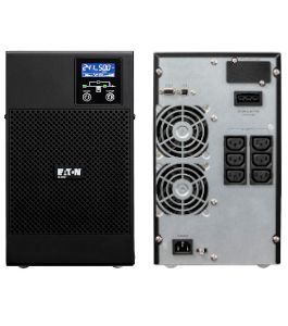 UPS Eaton 9E2000I, 2000 VA, 1600 W, cu management, on-line double-conversion, 6x C13, 1x C14, 1x USB, 12 V / 7Ah Sealed Lead-acid, LCD, Tower, Negru 
