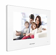 Monitor videointerfon WIFI modular 7 color Hikvision DS-KH6320-WTE1-W; culoare alba, ecran LCD 7 color cu touch screeen, rezolutie ecran 1024 x 600; design modern; Conectivitate: Retea wireless: Wi-Fi 802.11b/g/n; Network:10/100Mbps self adaptive network ; TCP/IP, SIP, RTSP; Comunicare audio_3