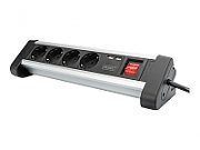 DIGITUS DA-70614 DIGITUS 4-way office socket strip with 2x USB ports_1