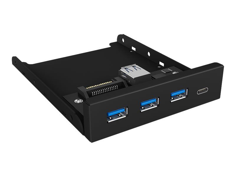 ICYBOX IB-HUB1418-i3 IcyBox 4x Port USB 3.0 Hub (3x USB 3.0, 1x USB Type-C), frontpanel 3.5_2