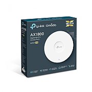 Wireless Access Point TP-Link EAP620 HD, AX1800 Wireless Dual Band Ceiling Mount Access Point, 1× Gigabit Ethernet (RJ-45) Port, 802.3at PoE or, Power Consumption 13.5 W, Mounting kit included, Wireless Standards IEEE 802.11ax/ac/n/g/b/a, 5 GHz: Up to 1201 Mbps, 2.4 GHz: Up to 574 Mbps._5