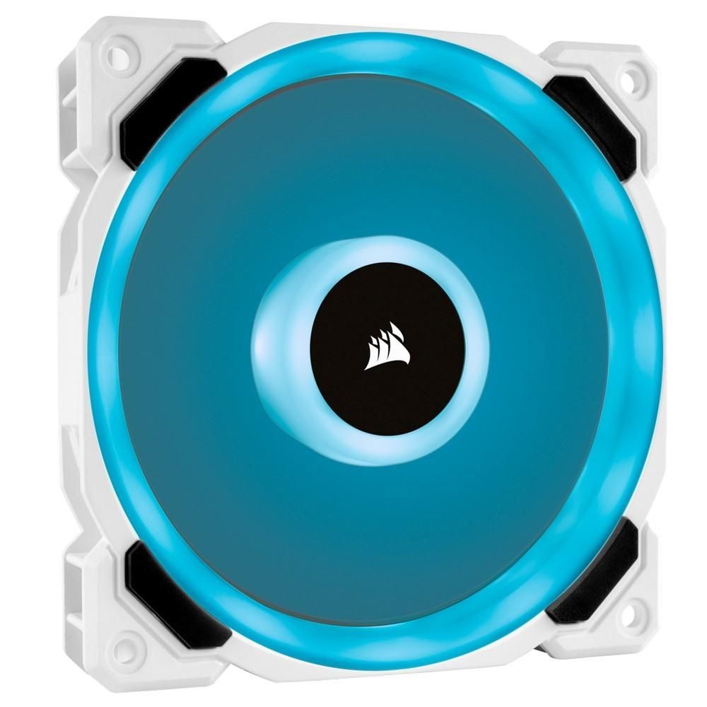 Corsair LL Series, LL120 RGB White, 120mm Dual Light Loop RGB LED PWM Fan, 3 Fan Pack with Lighting Node PRO CO-9050092-WW_3