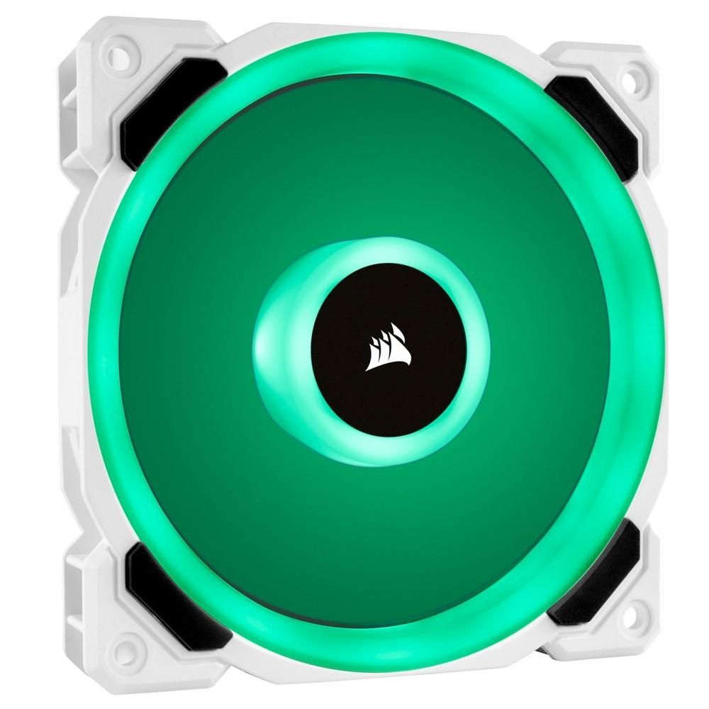 Corsair LL Series, LL120 RGB White, 120mm Dual Light Loop RGB LED PWM Fan, 3 Fan Pack with Lighting Node PRO CO-9050092-WW_6