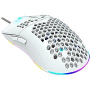 CANYON,Gaming Mouse with 7 programmable buttons, Pixart 3519 optical sensor, 4 levels of DPI and up to 4200, 5 million times key life, 1.65m Ultraweave cable, UPE feet and colorful RGB lights, White, size:128.5x67x37.5mm, 105g_4