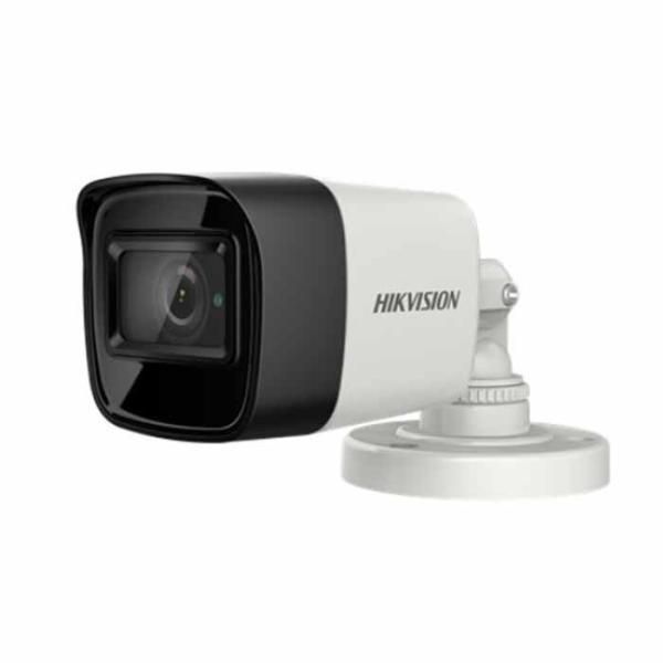Camera de supraveghere Hikvision Turbo HD Bullet, DS-2CE16H0T-ITFS (2.8mm) 5MP Microfon audio incorporat (semnalul audio - video se transmite pe acelasi cablu coaxial) rezolutie: 5 MP, 2560 × 1944 5MP@ 20fps, 4MP@30fps, 4MP@25fps, 1080P@30fps, 1080P@25fps iluminare: 0.01 Lux@(F1.2, AGC ON), 0