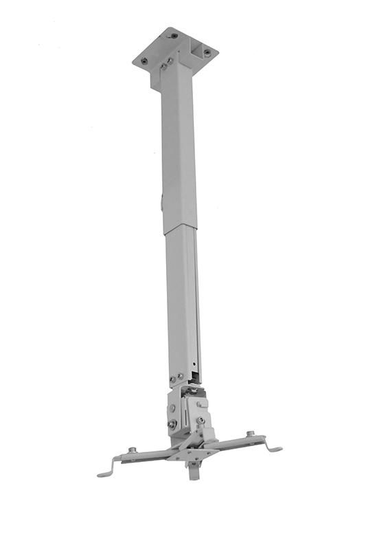 Suport videoproiector tavan EATV2, alb, reglabil, 43-65 cm