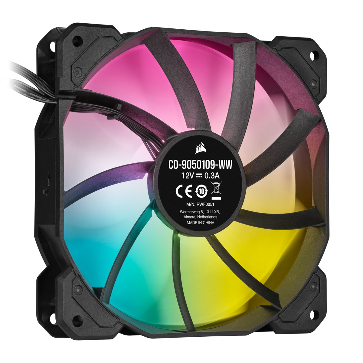 SP120 RGB ELITE Performance 120mm PWM Triple Fan Kit with iCUE Lighting Node CORE_3