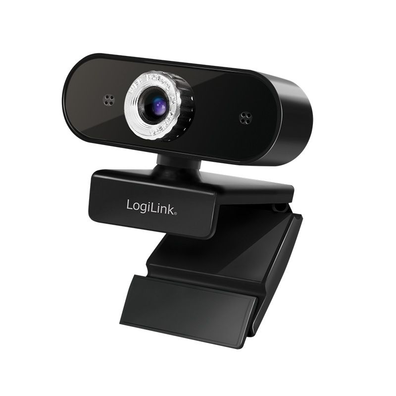 CAMERA WEB LOGILINK senzor. 1080p Full-HD cu rezolutie video 1920x1080 unghi vizualizare  80grade, pivotare 90grade, rotatie 180grade, microfon dual, auto focus, cablu 1.6m,  UA0379  (include TV 0.15 lei)
