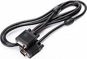 CABLU video SPACER, VGA (T) la VGA (T), 3m, cupru, ecranat, negru, \