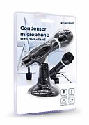 GEMBIRD Condenser microphone with desk-stand black_3