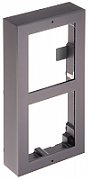 Panou frontal pentru 2 module de videointerfon modular Hikvision DS-KD- ACW2/S permite conectarea a 2 module de interfon modular montare aplicata material otel inoxidabil dimensiuni: 219mm x 107mm x 4mm