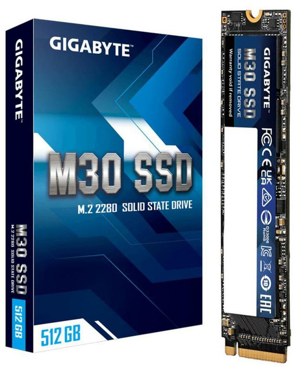 GIGABYTE M30 SSD 512GB, M.2 2280, PCIe 3.0x4, NVMe 1.3, read Up to 3500 MB/s, write Up to 2600 MB/s_2