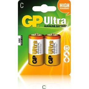 Baterie GP Batteries, Ultra Alcalina C (LR14) 1.5V alcalina, blister 2 buc. 