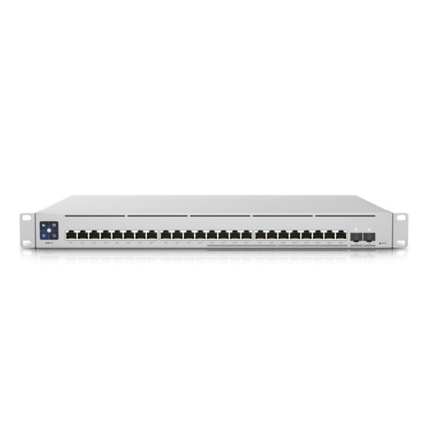 UBIQUITI USW-ENTERPRISE-24-POE UNIFI SWITCH 12x 2.5GB/S RJ45 POE+ 12x 1GB/S RJ45 POE+ 2x 10GB/S SFP+ RPS DC INPUT TOTAL 400W_2