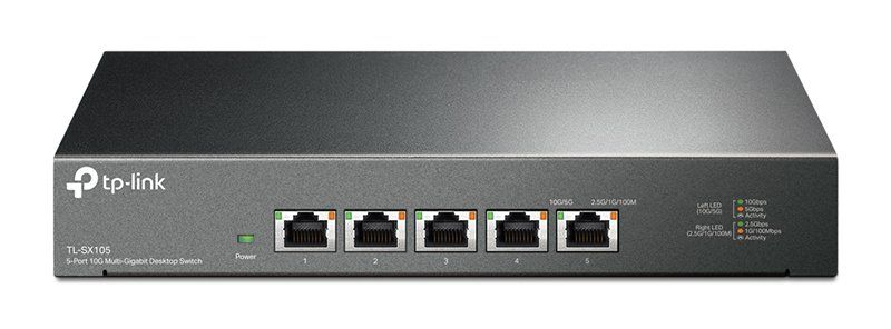 Switch TP-Link TL-SX105, 5 porturi 100 / 1000 / 10000 MBs