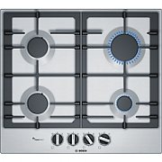 Bosch Serie 6 PCP6A5B90 hob Black, Stainless steel Built-in Gas 4 zone(s)_1