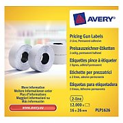 Avery PLP1626 self-adhesive label Price tag Permanent White 12000 pc(s)_1