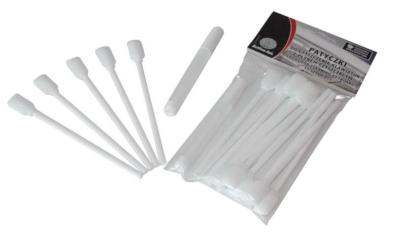 Activejet AOC-303 sticks for cleaning keyboards (12 pcs) with liquid_2