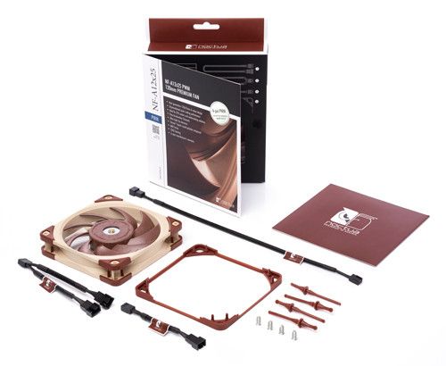 Noctua NF A12x25 5V PWM Computer case Fan 12 cm Beige, Red_5