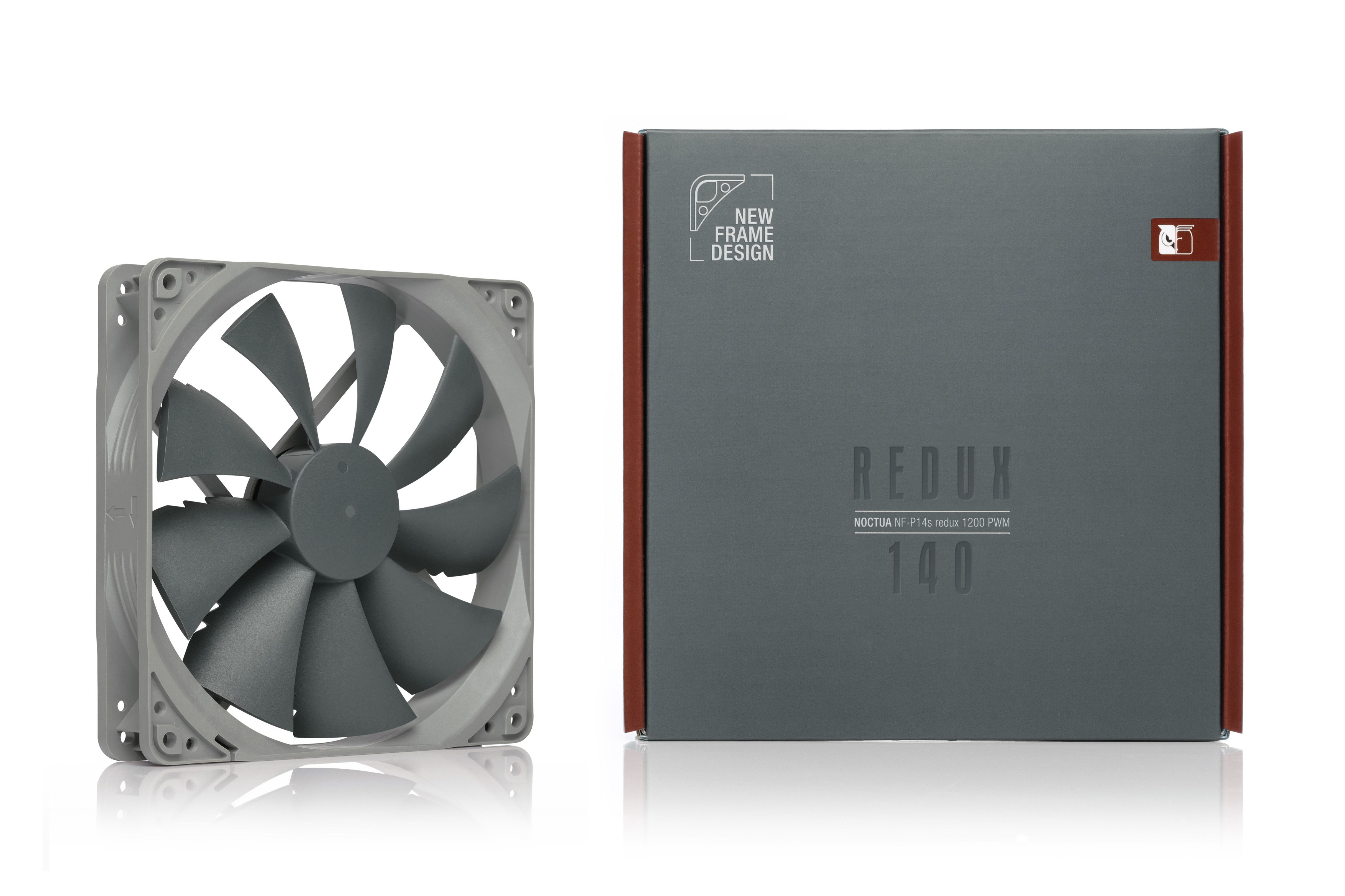 Noctua NF-P14S REDUX-1200 PWM computer cooling component Computer case Fan 14 cm Grey_4