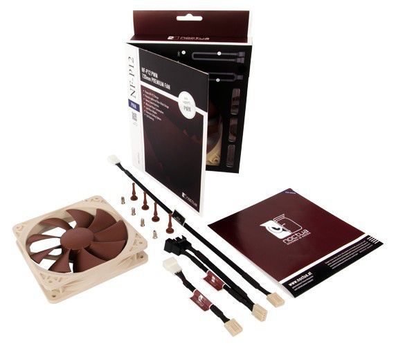 Noctua NF-P12 PWM computer cooling component Computer case Fan Brown, White_3