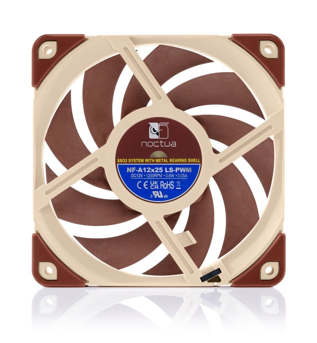 Noctua NF-A12x25 Computer case Fan 12 cm Beige, Brown_4