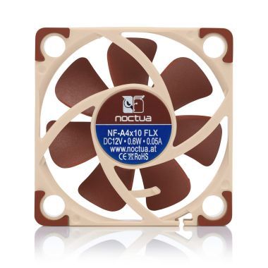 Noctua NOC-NF-A4X10-FLX computer cooling component Computer case Fan 4 cm Beige, Brown 1 pc(s)_4