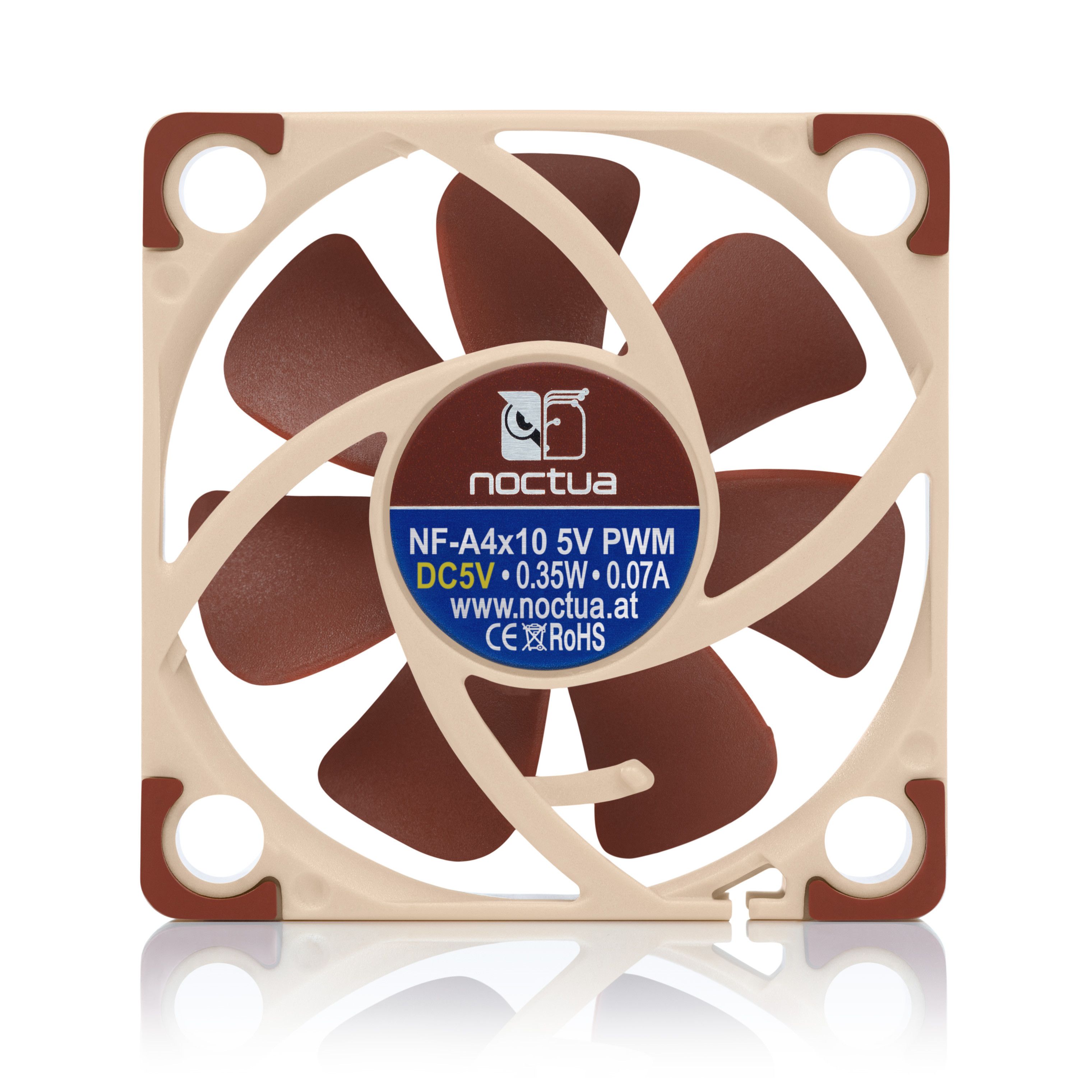 Noctua NF A4x10 5V PWM Computer case Fan 4 cm Brown_4