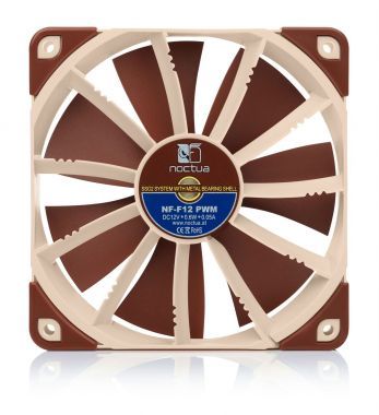 Noctua NOC-NF-F12-PWM computer cooling component Computer case Fan 12 cm Beige, Brown 1 pc(s)_4