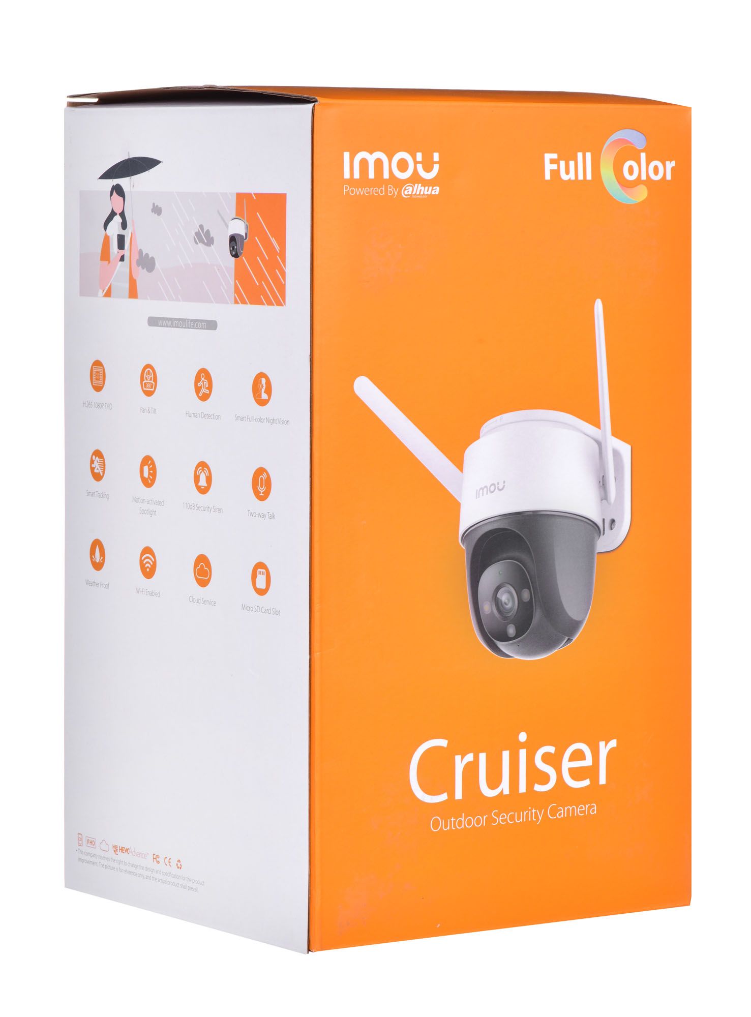 DAHUA IMOU CRUISER IPC-S22FP IP security camera Outdoor Wi-Fi 2Mpx H.265 White, Black_6