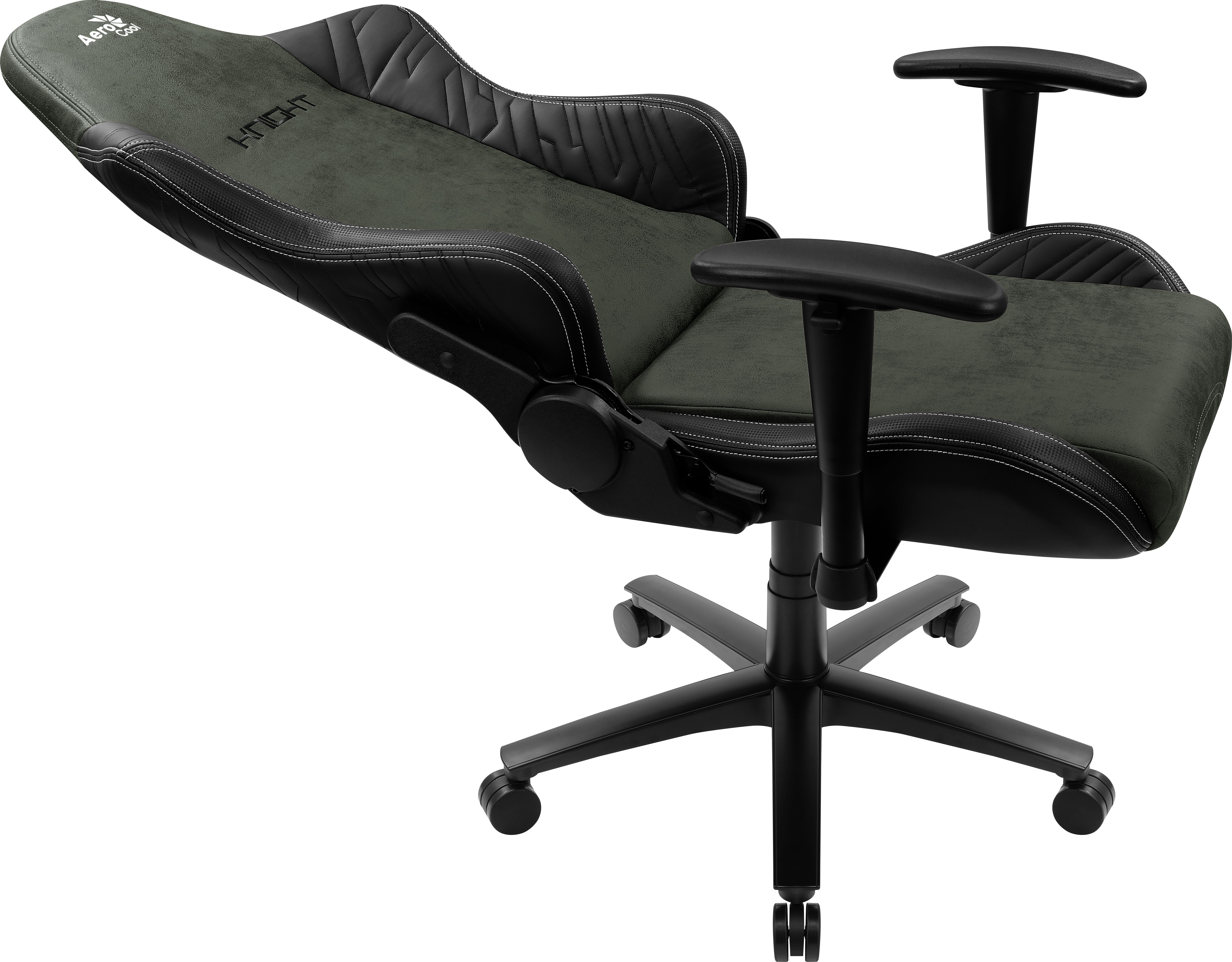 Aerocool KNIGHT AeroSuede Universal gaming chair Black, Green_6