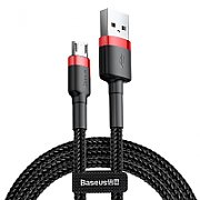 Cable Micro USB Baseus Cafule 1.5A 2m (red & black)_1