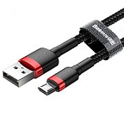 Cable Micro USB Baseus Cafule 1.5A 2m (red & black)_2