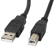 Lanberg CA-USBA-11CC-0010-BK USB cable 1 m 2.0 USB B Black_1