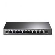 Switch TP-Link TL-SL1311MP, 8-Port 10/100Mbps + 3-Port Gigabit Desktop Switch with 8-Port PoE+, AUTO MDI/MDIX, AUTO Negotiation, Fanless, Packet Forwarding Rate: 5.6544 Mpps, PoE Ports: Ports 1–8. Switching Capacity: 7.6 Gbps._3